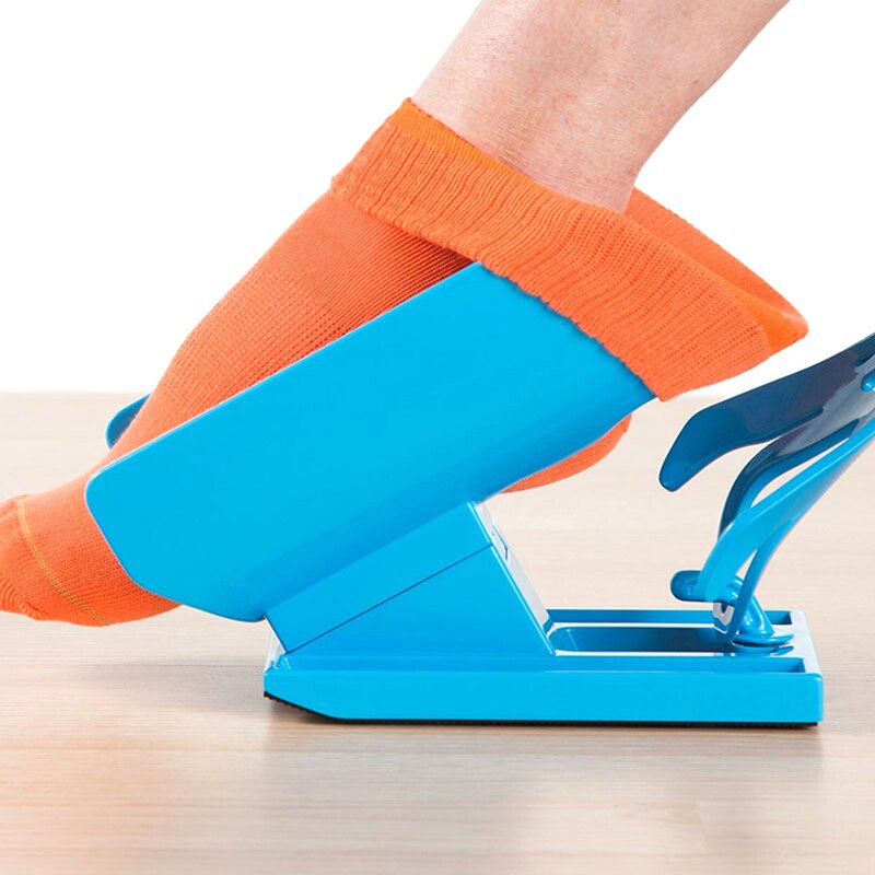 1 Pc Verwondingen Levert Ouderen Helper Dragen Sok Aids Unieke Cradle Draagbare Plastic Systeem Flexibele Sok Kous Aid