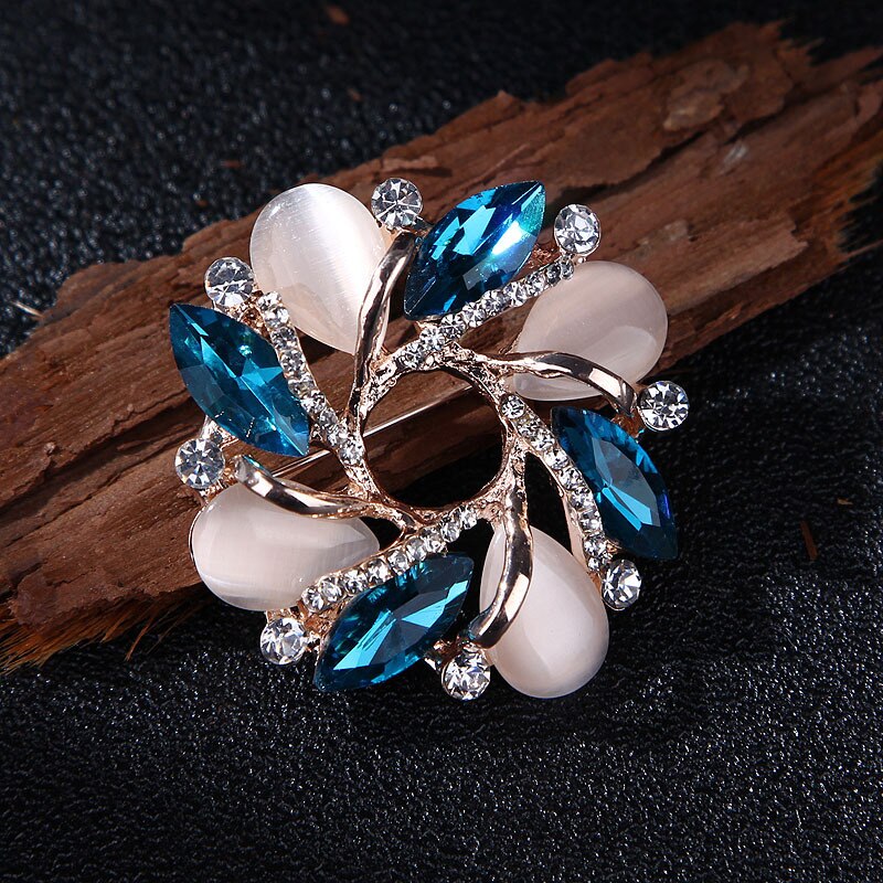 Smuk bauhinia broche nål kjole spænde nål smykker brocher sølv zink legering nåle 4.5 x 4.5cm: Default Title