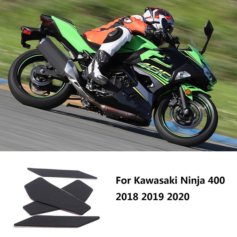 Til kawasaki ninja 400 motorcykel brændstoftank pad knægreb klistermærker