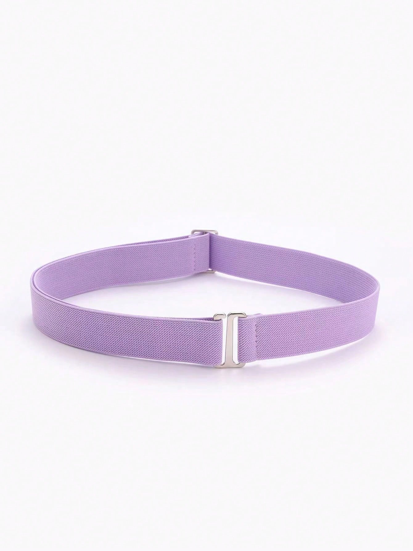 1pc elastische, comfortabele en verstelbare antislipbroekriem voor dames, past op de meeste maten: Paars