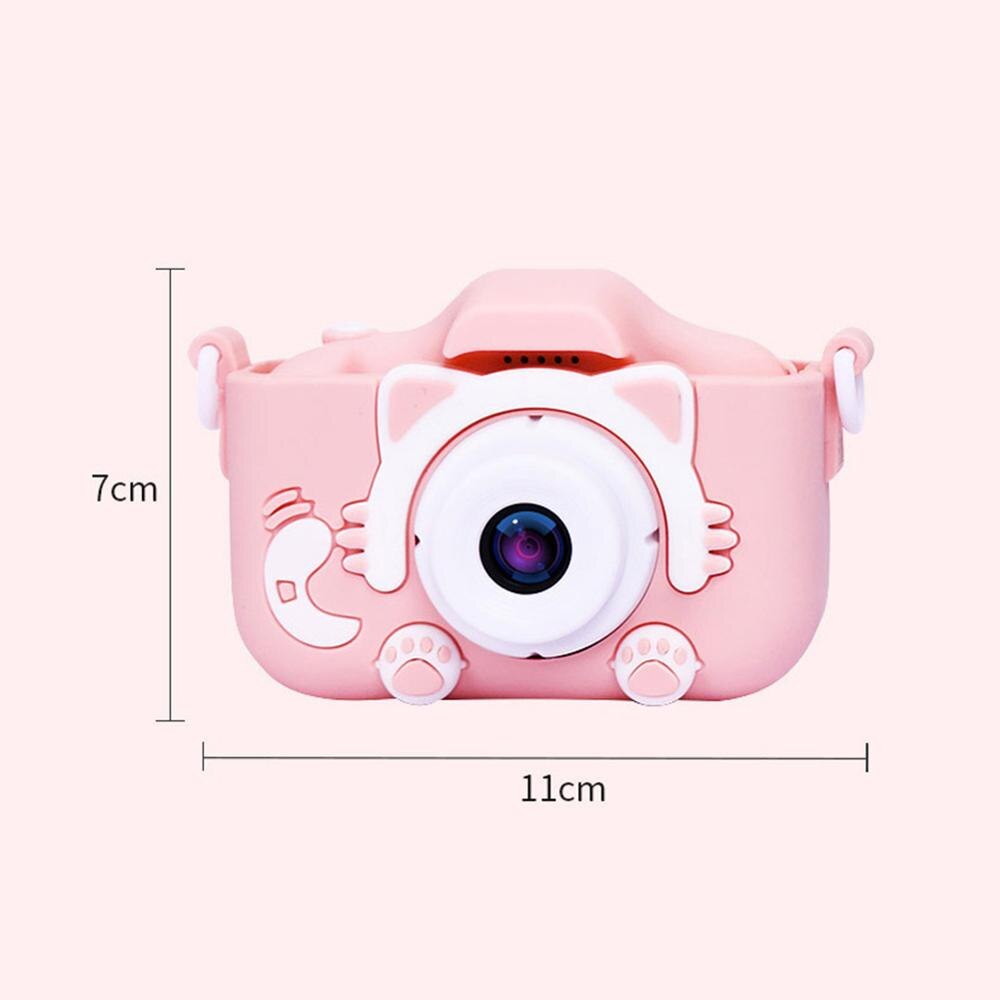 Mini cámara Digital de dibujos animados para niños, 1080P HD, accesorios de fotografía al aire libre, cámara réflex deportiva, pantalla de 2 pulgadas, tarjeta TF de 32GB