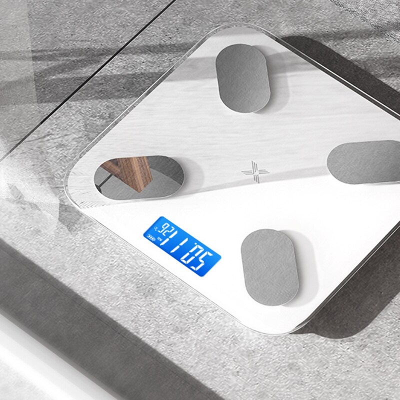 Smart Bmi Weegschaal Met Bluetooth Multifunctionele Digitale Lichaamsvet Schaal Langdurige App Fitness Gezondheid Schaal FP8
