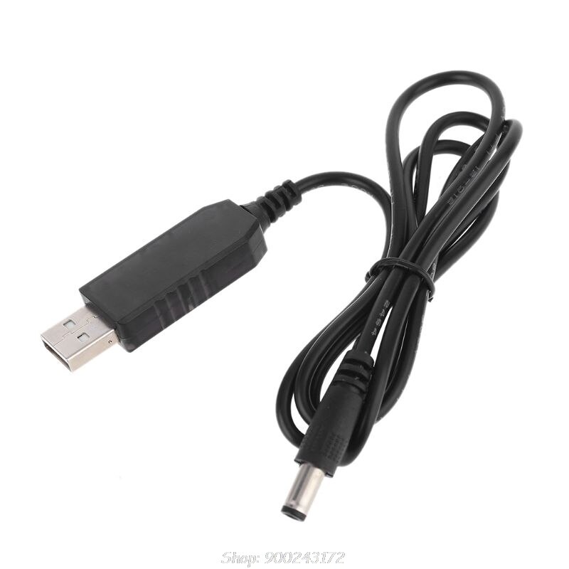 USB 5V to 4.2V 8.4V 12.6V DC 5.5x2.1mm Charge Line Converter Power Charging Cable for 18650 Lithium Battery Pack S24 20