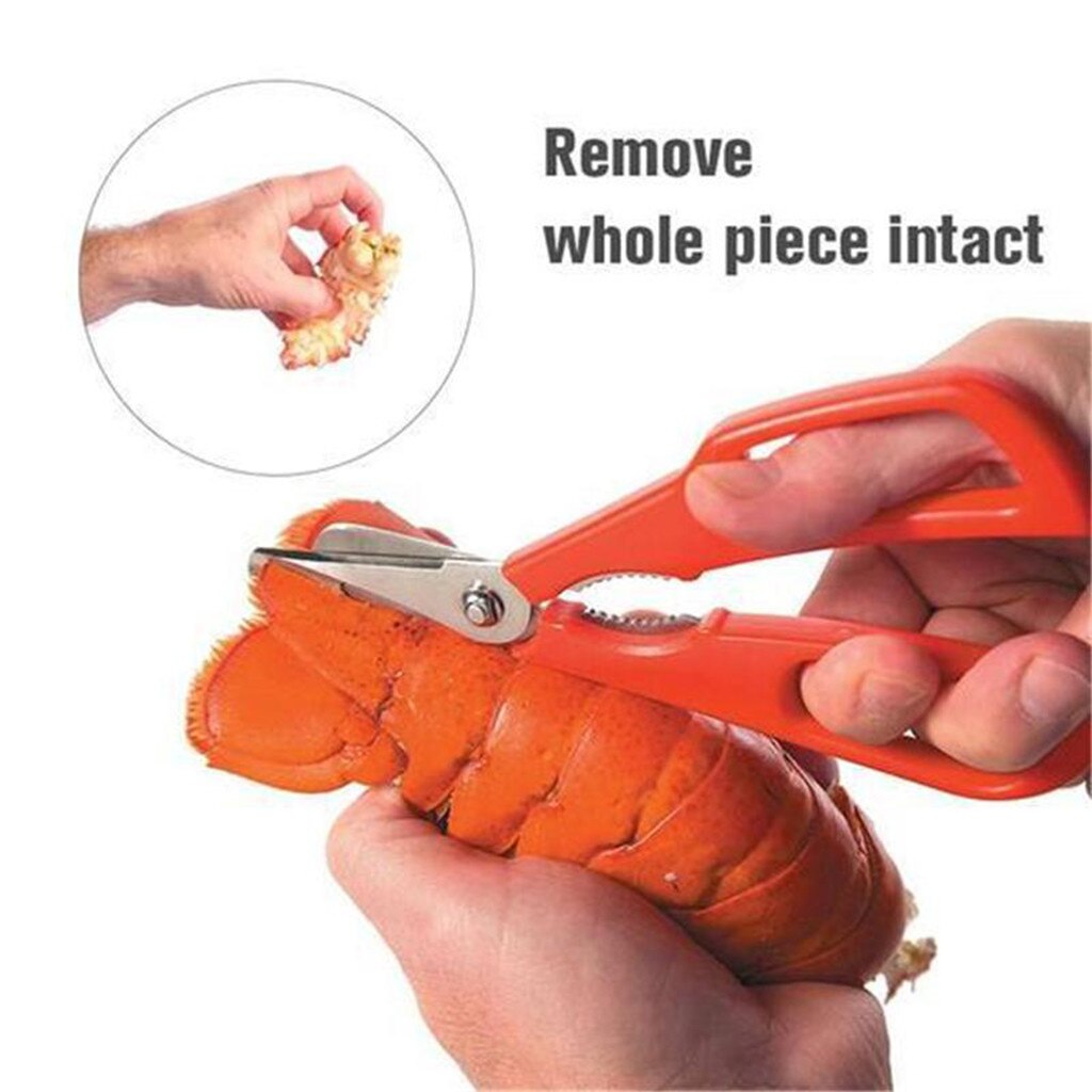 1PC acier inoxydable fruits de mer ciseaux homard poisson crevette crabe fruits de mer ciseaux cisailles cisaille coquilles cuisine outil # T2