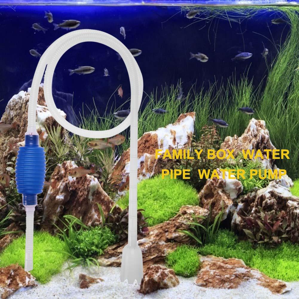 Aquarium Syphon Fish Tank Vacuüm Sifon Grind Zuigkracht Filter Schoner Water Veranderen Water Filter Tool Fish Tank Accessoires