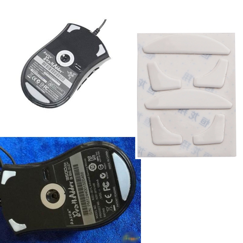 2 packs gaming mouse feet mouse skates glides enhanced edition for razer deathadder professional durable