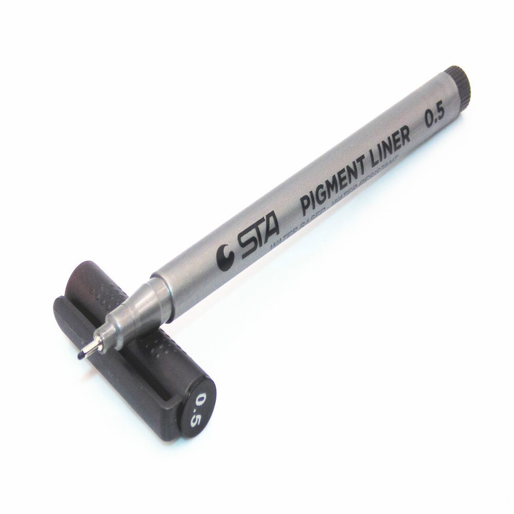 Waterproof STA Art Sketch comics Art Marker Pen Pigment Liner Water Based For Drawing Handwriting School Stationery: 05