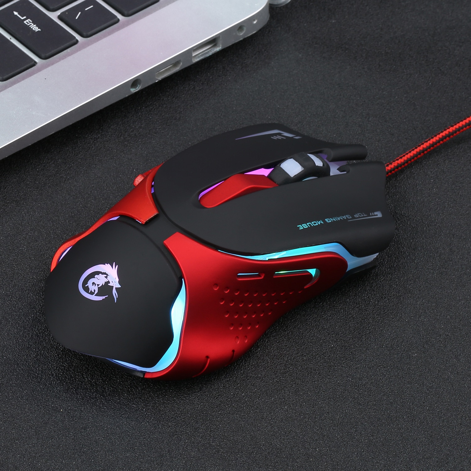 SeenDa 3200DPI Gaming Mouse 6 Buttons LED Optical Pro Mouse Gamer Computer Mice for PC Laptop Games Mice