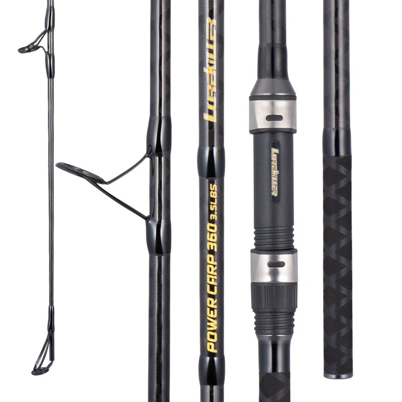 Lurekiller power karppivapa karppi onki 3.6m/3.9m 3.0/3.5 lbs suuriteho x hiilikw opassurffivapa