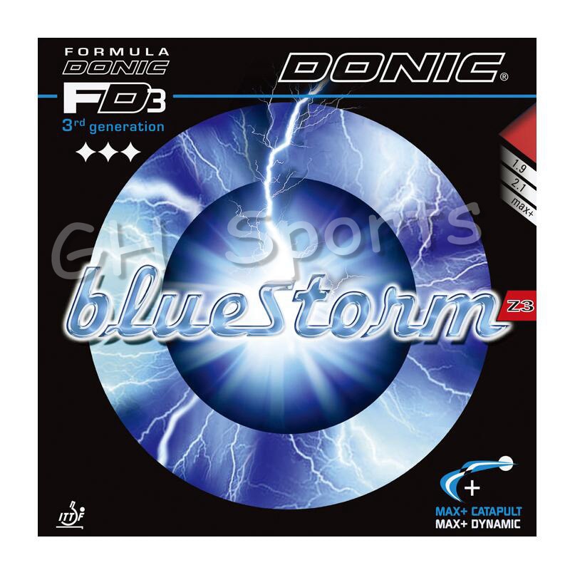 DONIC BLUESTORM (BlueStorm Z1 / Z2 / Z3) Table Tennis Rubber Ping Pong Sponge Tenis De Mesa