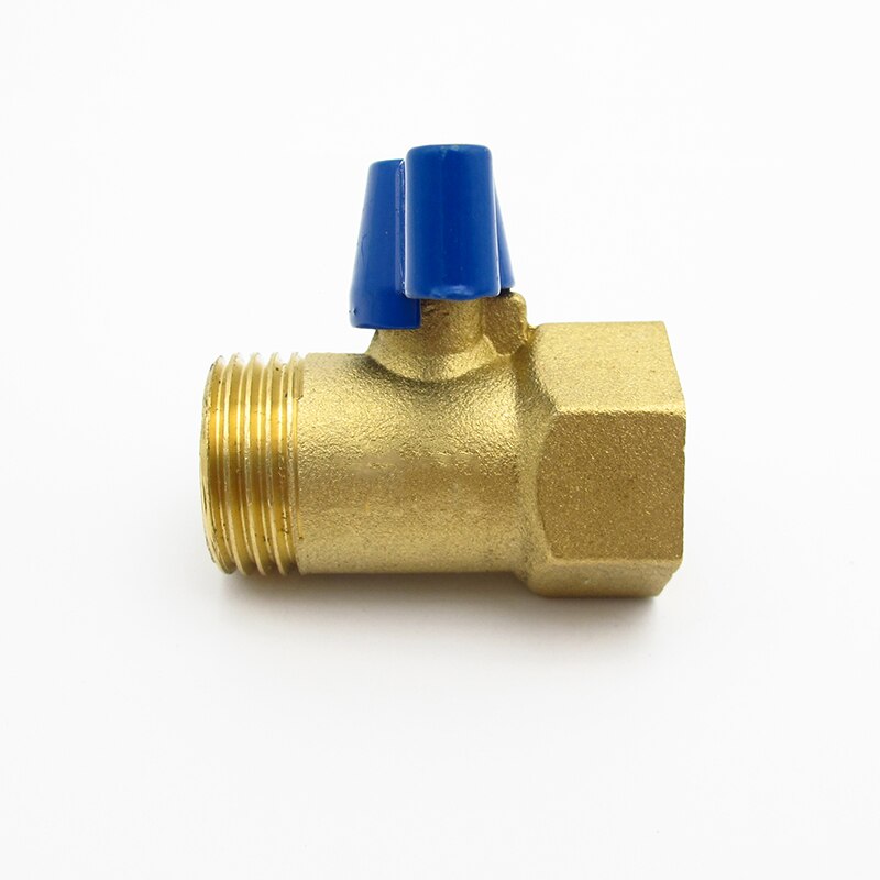 1/2" BSP Male x 1/2" BSP Female Thread Two Way Brass Shut Off Mini Ball Valve For Oil Water Air