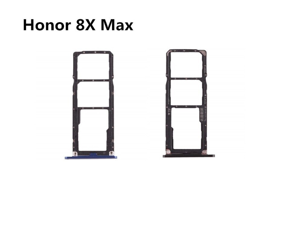 Sim-korttipaikka huawei honor 8c/8x /8x maxille sim- ja sd-korttipaikan sovittimen varaosa