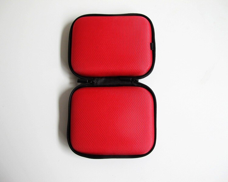 Boîtier etui fermeture éclair sac de voyage pochette de rangement couverture rigide sac protecteur pour g-ameboy Advance SP G-BA SP: Rouge