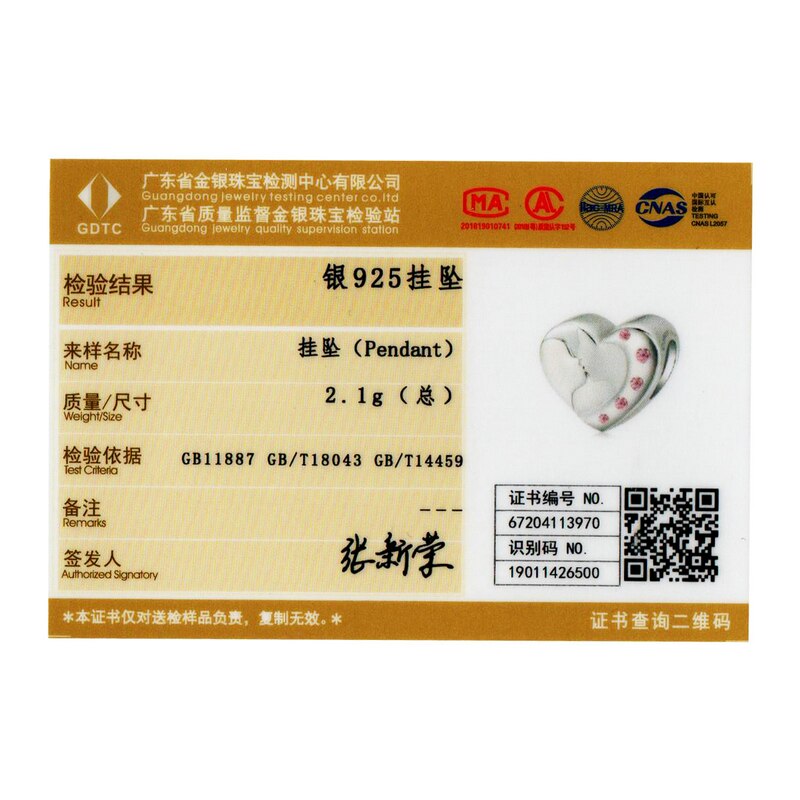 Wastu, dulces encantos de amor besándose en el corazón, Plata de Ley 925, cuentas de circón Rosa aptas para Pulsera Original, joyería de boda, CTC182