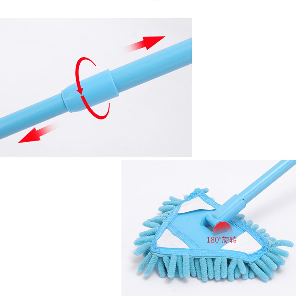 Mini fregona plana para limpieza de suelo de baño, herramienta de fregona perezosa para pared, cepillo de limpieza del hogar