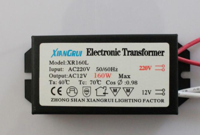 1pc De 160W Elektronische Transformator 220 V-12 V LED Halogeenlamp Lamp Power Driver supply goede prestaties