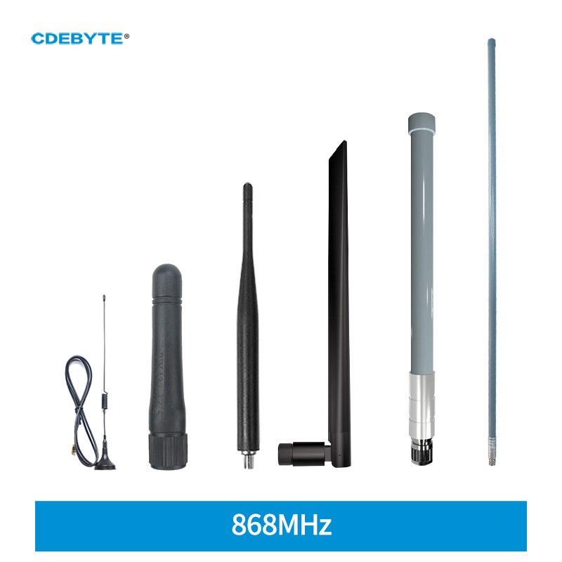 868- mhz-antennenserie, cdebyte-glasfaserantenne, 2-8- dbi-gummiantenne, saugnapfantenne, n-stecker, wasserdicht, lora/lorawan