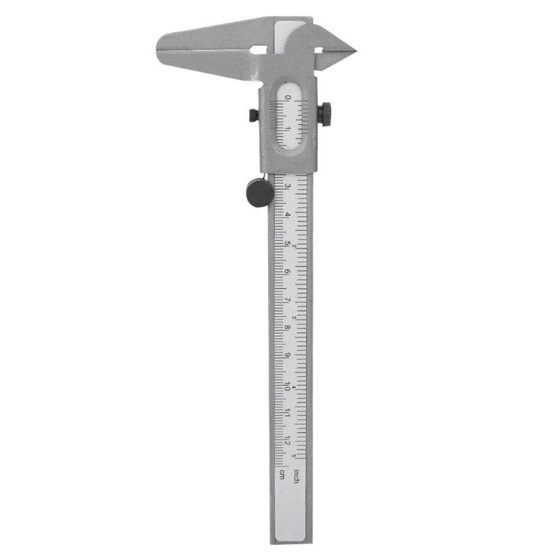 Calibrador Vernier Manual de Metal de 5 pulgadas/120mm, herramientas de medición de alta precisión, regla de micrómetro