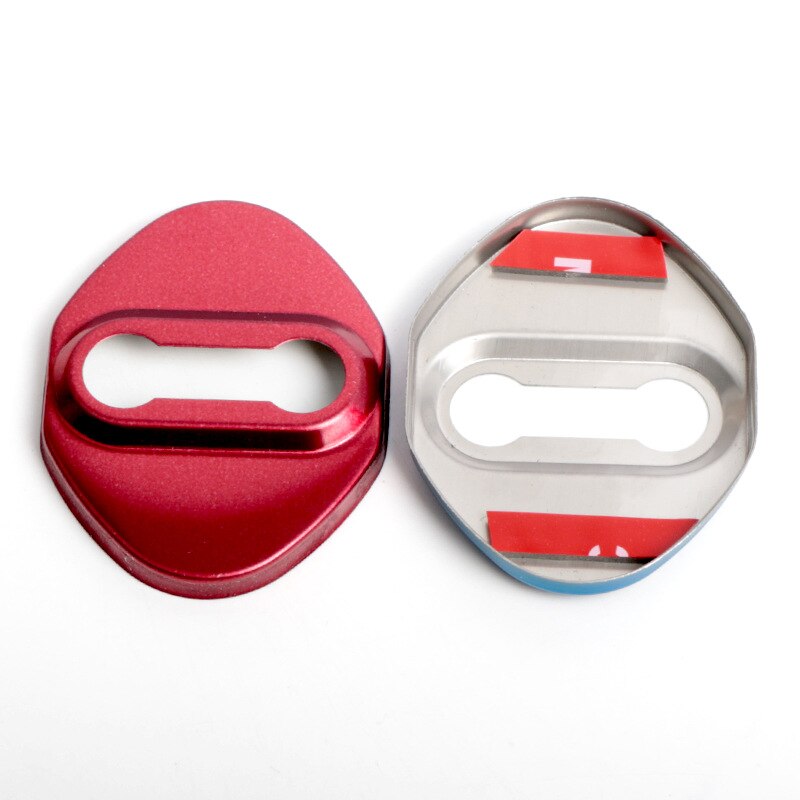 Door Lock Protective Cover For Toyota Honda door lock caps stainless steel lock cover car styling sticker 4PCS