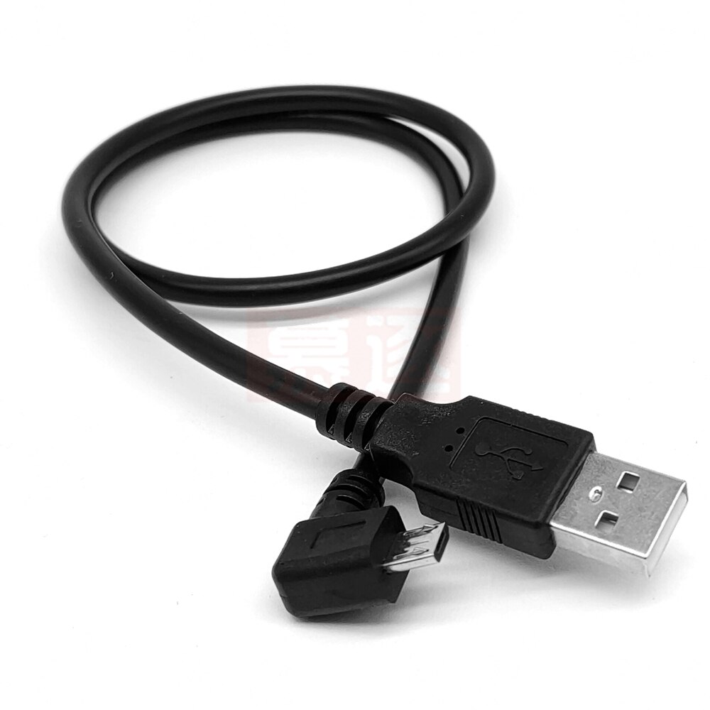 Up &amp; Down &amp; Left &amp; Right Angled 90 Degree USB Micro USB Male to USB male Data Charge connector Cable 10CM-200CM for Tablet 5ft
