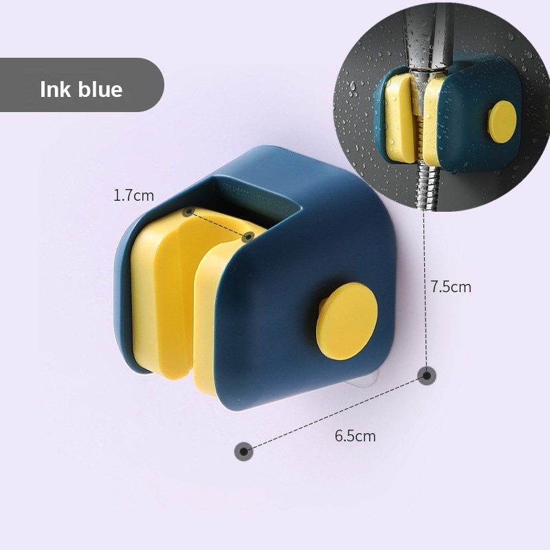 Shower Bracket Adjustable Shower Head Base Household Multi-colors No Punching Bathroom Shower Head Fixed Bracket Storage Bracket