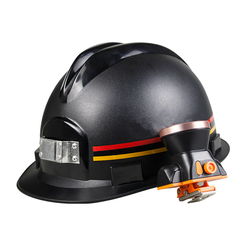 ANPWOO Miners Helmet with Charging Headlights ABS material Anti-piercing Safety Helmet Construction Working Hard Hat