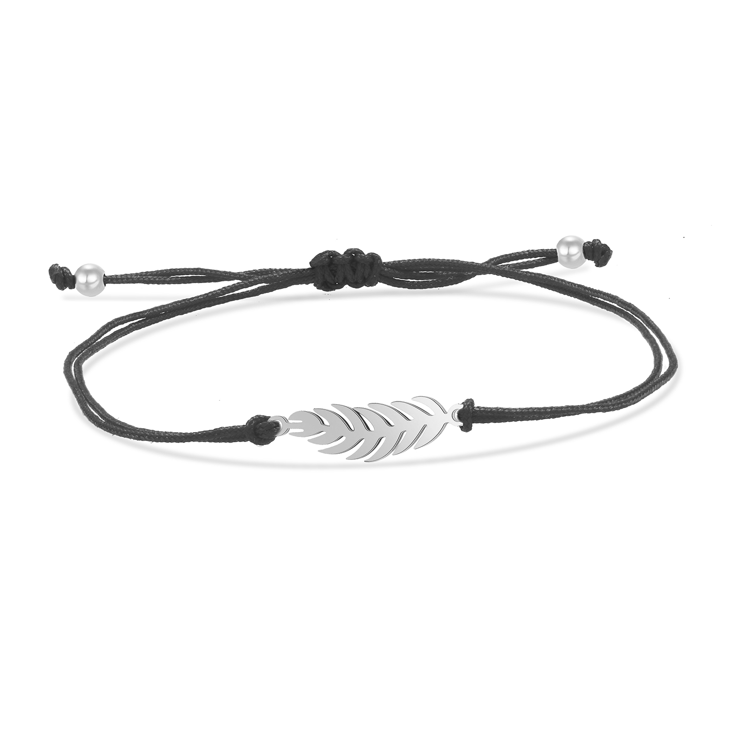 Rvs Hond Met Holle Perzik Hart Charme Rode Koord Verstelbare Armband Vrouwen Eenvoudige Gevlochten String Handgemaakte Sieraden: VERMEIL