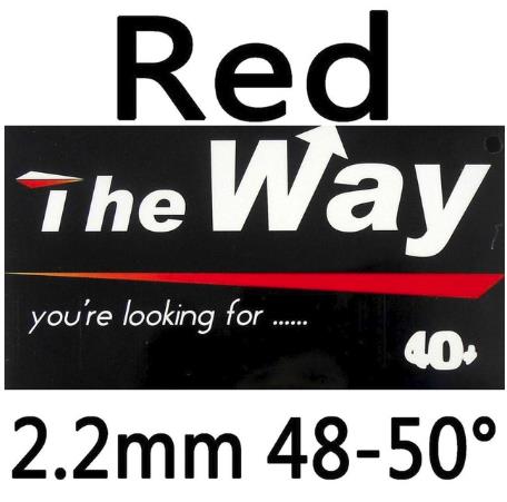 Palio official the way table tennis rubber pimples in sticky fast attack with loop for table tennis racket game: Red 2.2mm H48-50