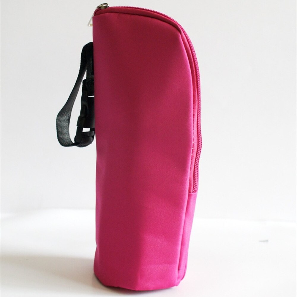 Bolsa aislante para biberón de bebé, Bolsa térmica para biberón, termo para biberón: Rose red