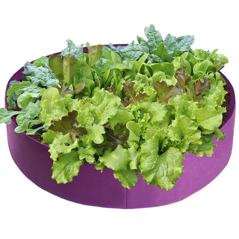 Vegetable Grow Bag Plant Bed Planter Container Bag Plant Growing Cultivation Round Planting Pot for Plants Nursery