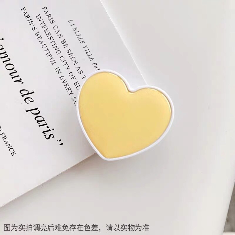 Popular Universal Pocket Airbag Stand Mobile Phone Accessories Holder Love Heart Shaped Bracket Mount for IPhone Samsung Huawei: 8