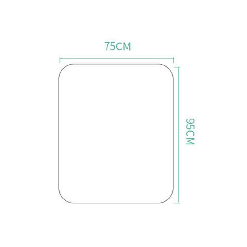 Colchón plegable de algodón para cuna de bebé de 75x95cm, lavable, impermeable, colchoneta de cambio infantil