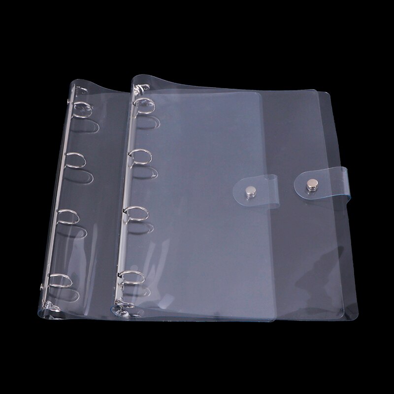 Transparent Color Plastic Clip File Folder A4 Notebook Loose School Office