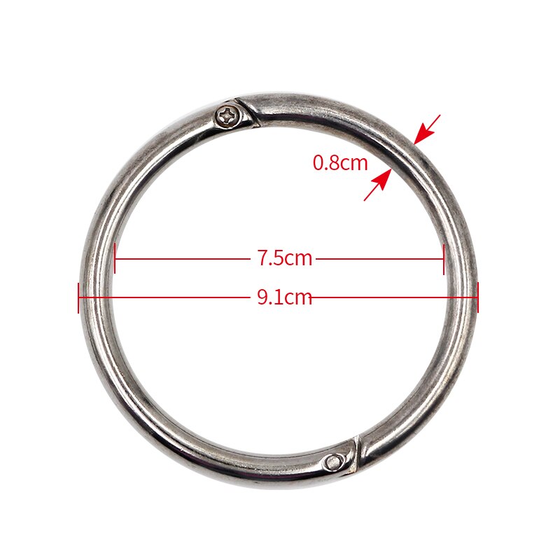 1 sztuk bydła kolczyk w nosie bydła trakcji pierścień duży okrąg ze stali nierdzewnej byk krowa bydło kolczyk w nosie hodowli akcesoria