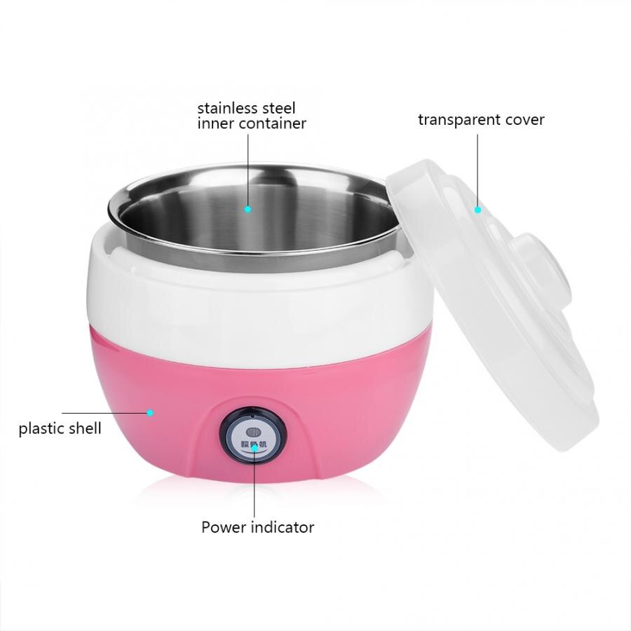 1L Huishoudelijke Elektrische Automatische Yoghurt DIY Maker Rvs Inner Container 220 V Keukenapparatuur