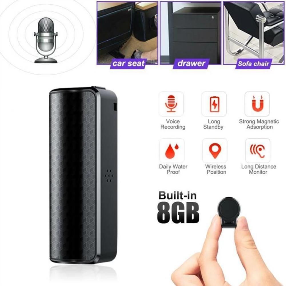 Mini Q70 8Gb Digitale Voice Recorder Wav 192Kpbs Oplaadbare Voice Recorder Mp3 Speler Professionele Ruisonderdrukking