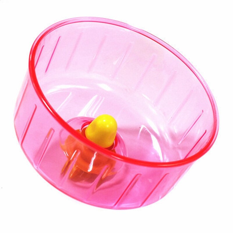 Plastic Hamster Wiel Stille Loopwiel Oefening Wiel Voor Kleine Animal Training Speelgoed Hamster Kooi Accessoires: Pink
