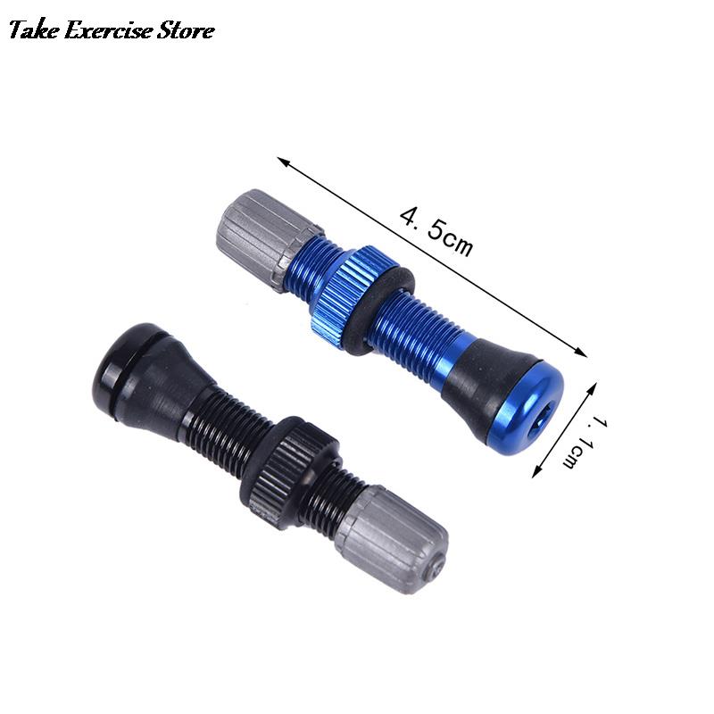 1 stuks 45mm mtb fiets schrader tubeless ventiel voor mountainbike ventiel velg wiel tubeless band ventiel