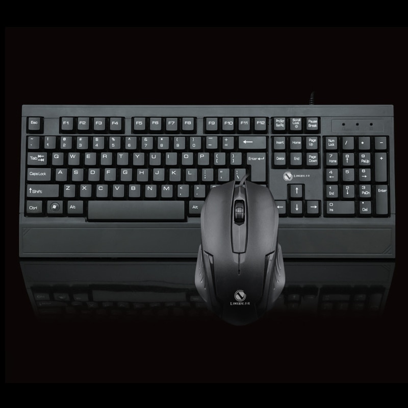 Office Business Keyboard and Mouse Waterproof Stand Support Keyboards Ergonomics Mause PC Computer 104 keys Suspension Key board