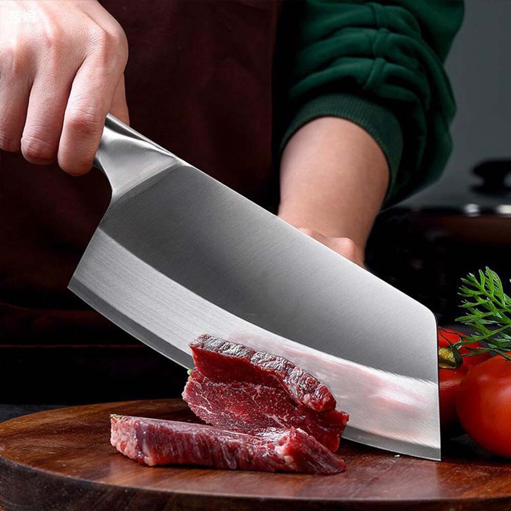 Chinese Kitchen Chef Knife Multifunctional Meat Cleaver Vegetable Cutter Butcher Knife Slicing Knife Cooking Tools