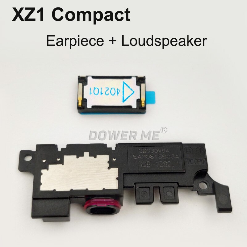 Dower Me Top Earpiece Ear Speaker With Adhesive Bottom Loudspeaker Buzzer Ringer Assembly For Sony Xperia XZ1 Compact XZ1c G8441: Full Set