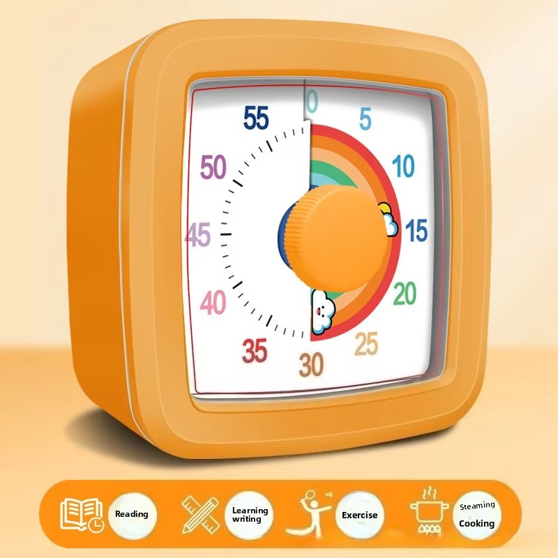 Silent Classroom Timer for Home Yunbaoit Visual Timer With Night Light School Kitchen Accessories Stopwatch Minuteur Stop Watch: green