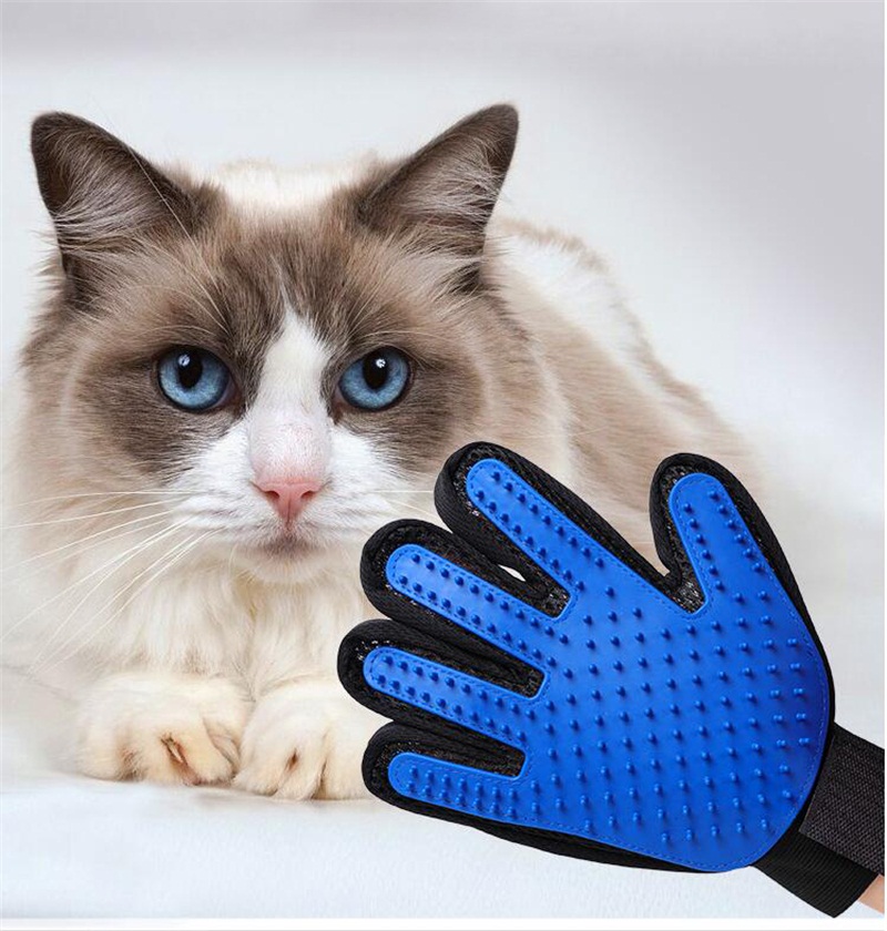 Kat huisdier schoonmaken manen handschoenen huisdier grooming massage handschoenen siliconen hond bad massage borstel