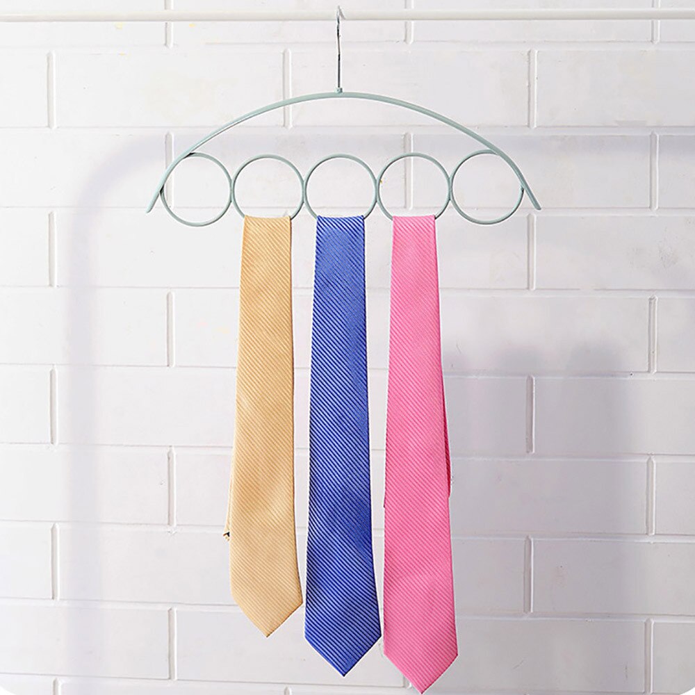 Shawl Sjaal Hanger Riem Tie 5 Ring Rack Organizer Houder Haak Display Hanger 5 Ring Cintre d'affichage #4 #4