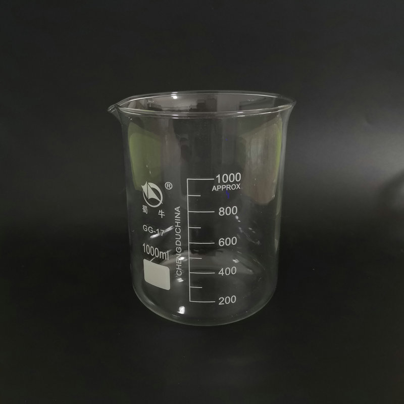 5 teile/satz 50 ml/100 ml/250 ml/500 ml/100 0ml transparent borosilikatglas Becher Für Labor Liefert