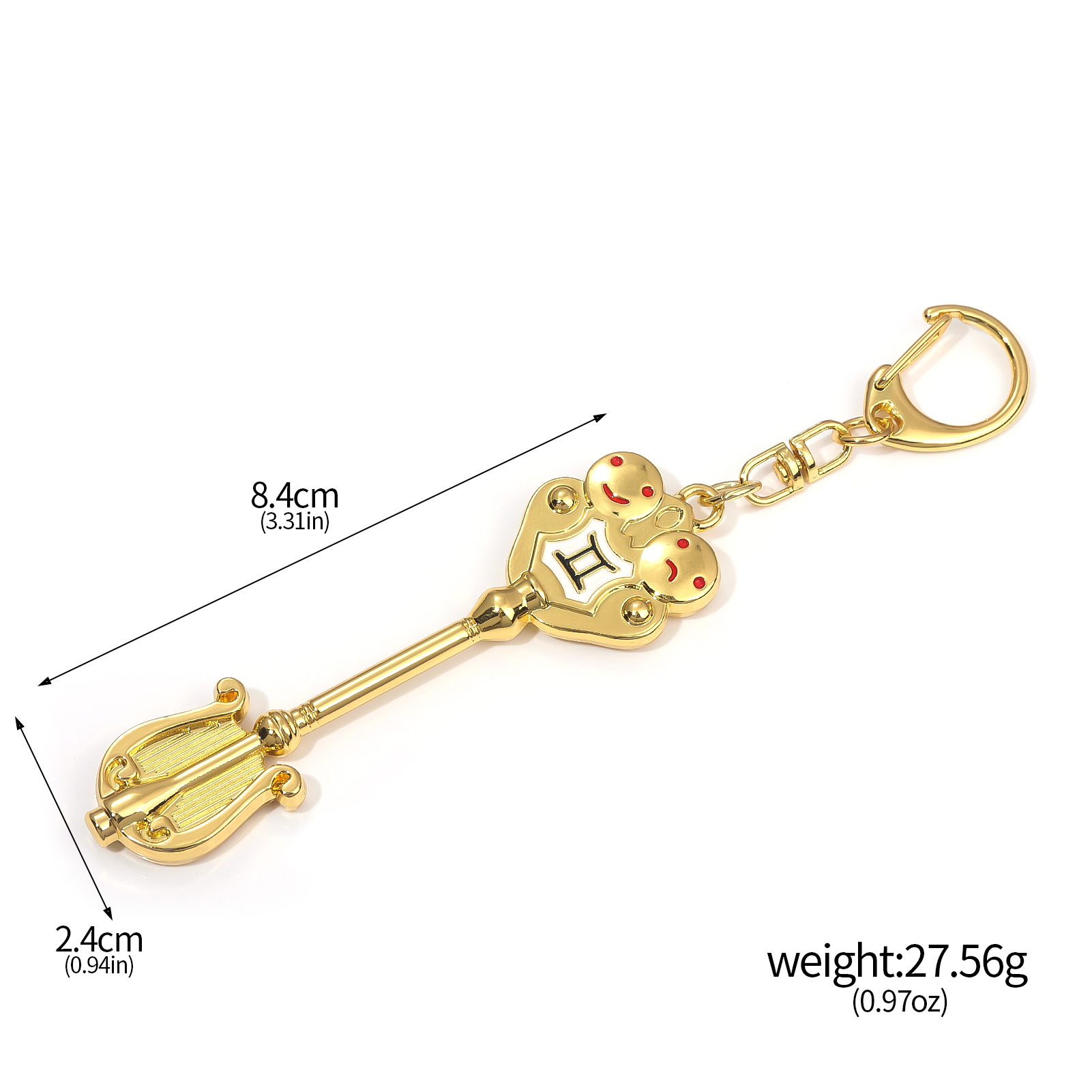 LLavero de dibujos animados de Anime Fairy Tail, estrella del zodiaco, invocaciones, doce constelaciones, de Cosplay, León, Acuario, Virgo: Oro