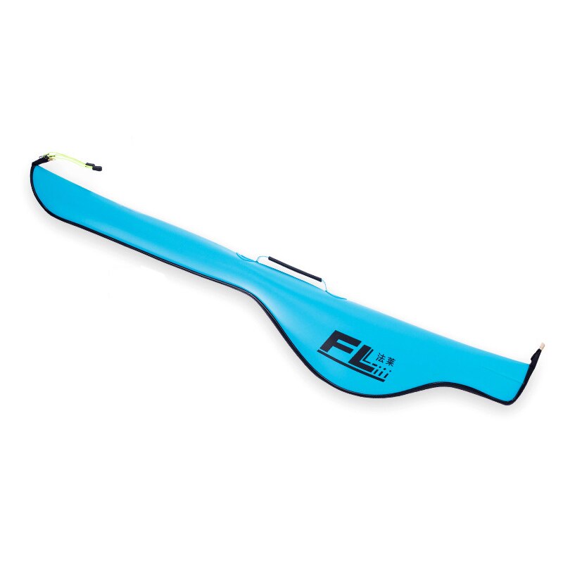 120CM Portable Waterproof Fishing Rod Bag Multi-purpose Folding EVA Fishing Pole Lure Tools Storage Bag: Blue