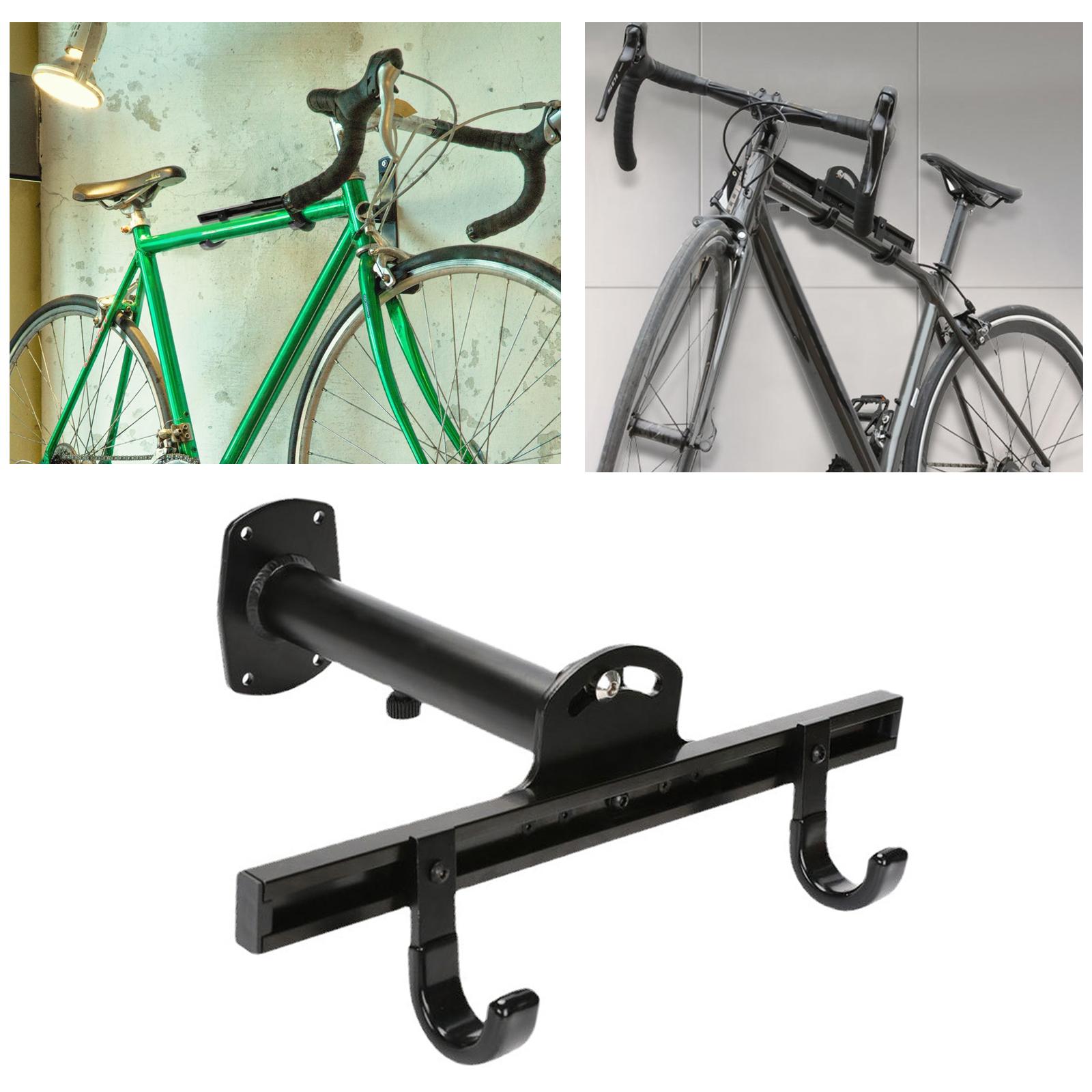 Bicycle Display Holder MTB Bike Wall Mount Horizontal Rack for Office Garage