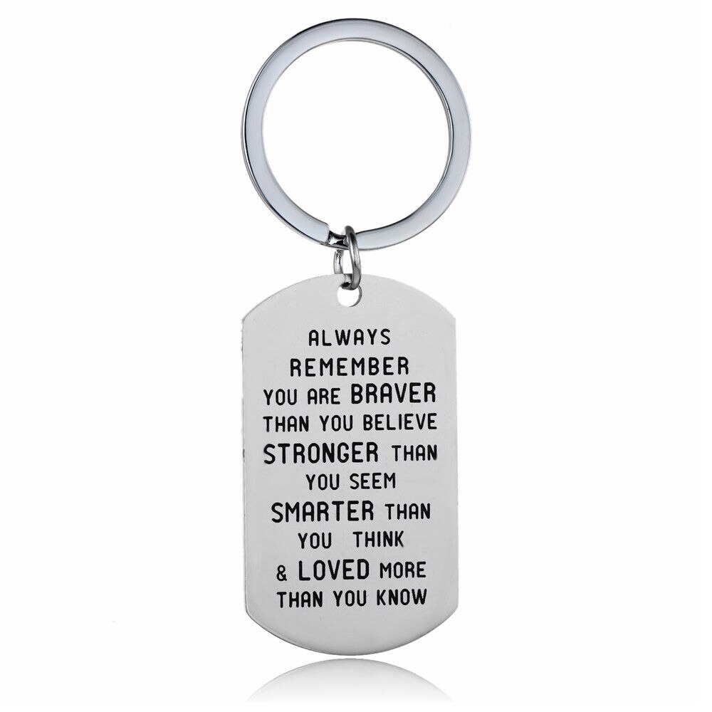Sleutelhanger Familie Echtgenoot Boyfriend Sleutelhanger Tags Rvs Charm Valentijnsdag Vriendje Sleutelhangers