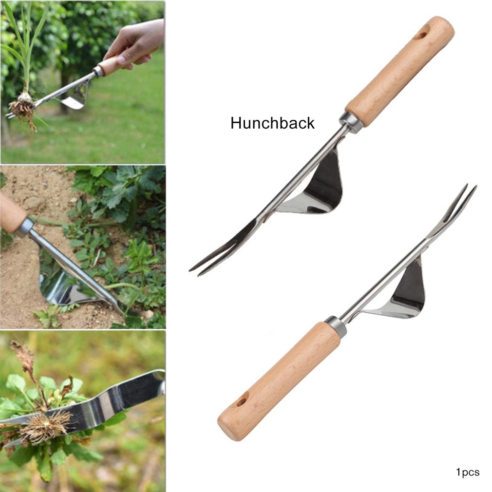 Multifunctional Stainless Steel Puller Weeding Tool Nursery Fork Sapling Transplant Shovel Seedling Transplanting Shovel